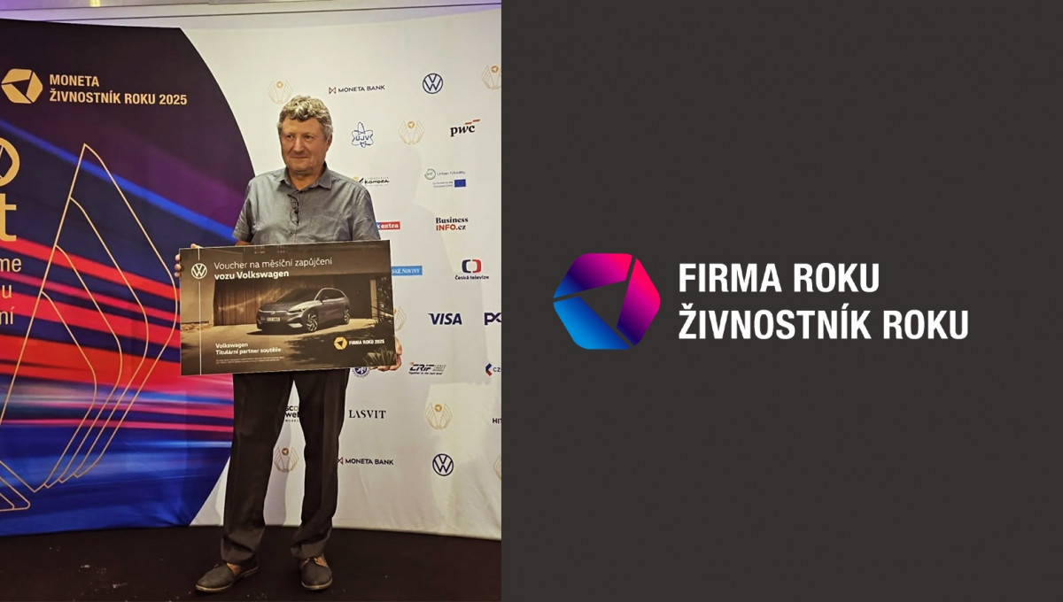 Jsme Firma roku 🏆 Královéhradeckého kraje pro rok 2025!