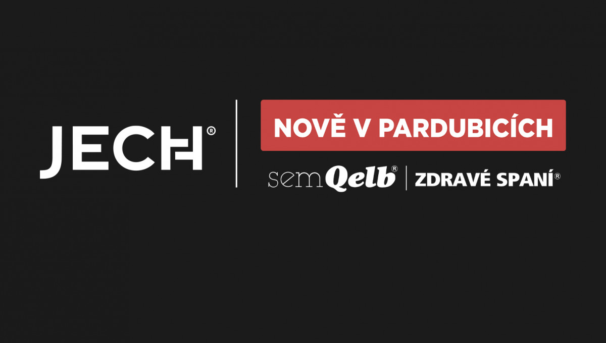 JECH sedačky na nové adrese v Pardubicích