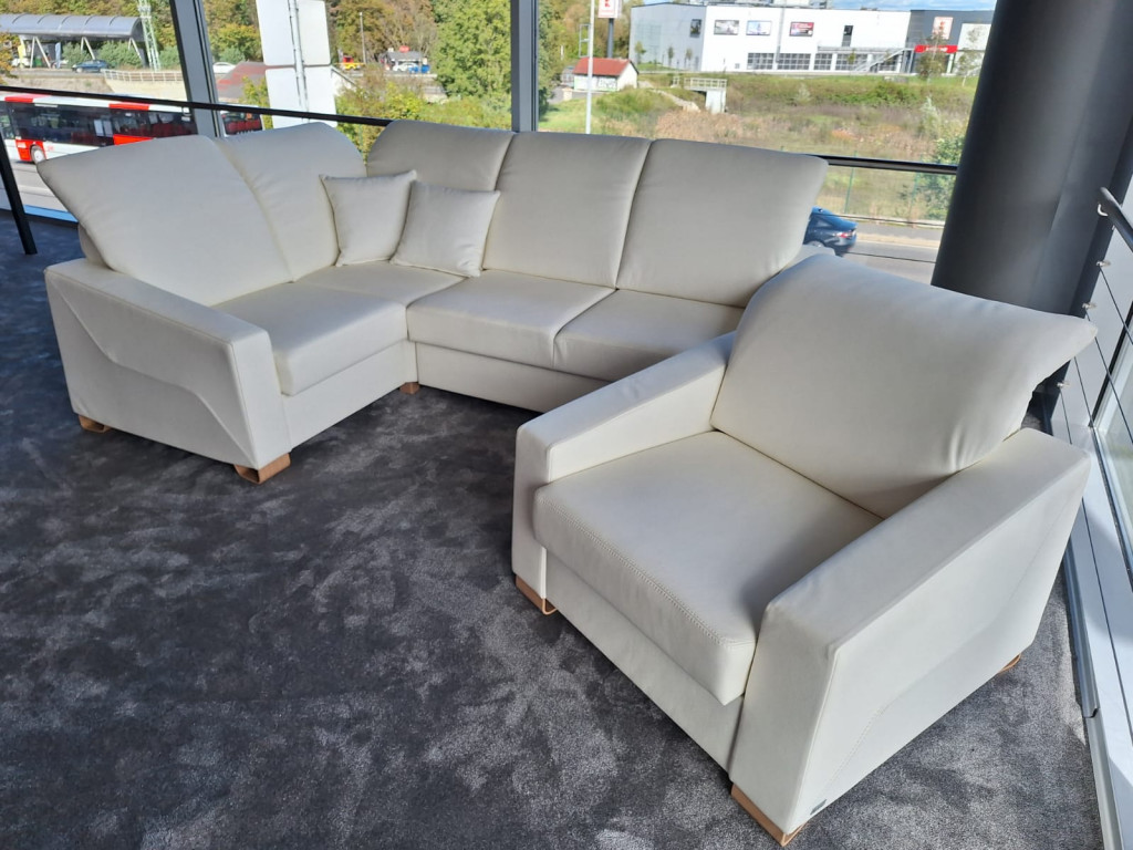 MIA 1U+ROH+2R_4xPOL_KŘESLO,2X45 TOLEDO PURE WHITE_Y_PŘ sklad JECH, Dobruška #1